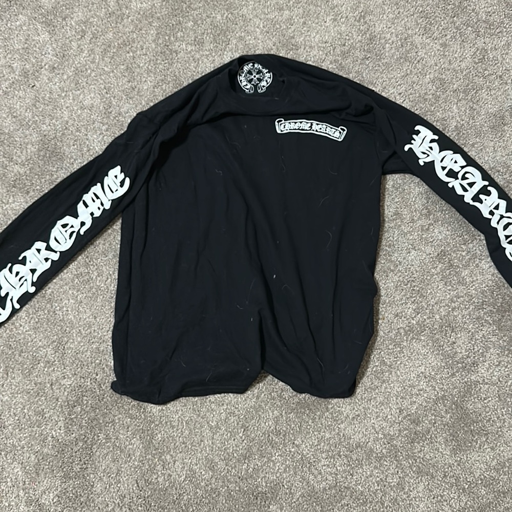 Chrome Heart Black Long sleeve tee